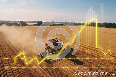 Precision Agriculture PA improving crop yields and assisting management decisions using high technology sensor and analysis tools Stock Photo