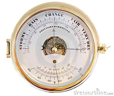 Precision Barometer Stock Photo