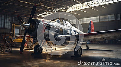 military fighter plane to mark Pan American Aviation Day Stock Photo