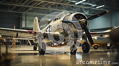 military fighter plane to mark Pan American Aviation Day Stock Photo