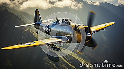 military fighter plane to mark Pan American Aviation Day Stock Photo