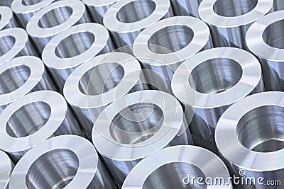 Precision machine parts pattern Stock Photo