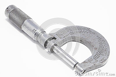 Precision Micrometer Stock Photo