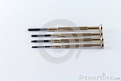 Precision screwdrivers Stock Photo