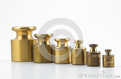 Precision Weights Stock Photo