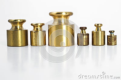 Precision Weights Stock Photo