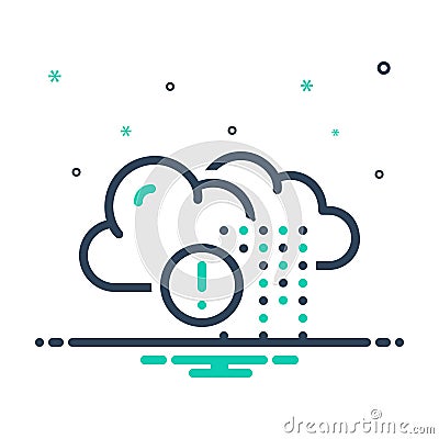 Mix icon for Prediction, forecast and augury Stock Photo