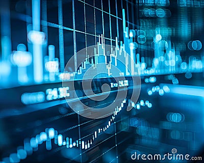 A predictive analytics tool for financial markets utilizing big data and sentiment analysis Stock Photo