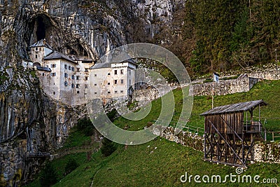 Predjama Castle near Postojna cave, Slovenia Stock Photo