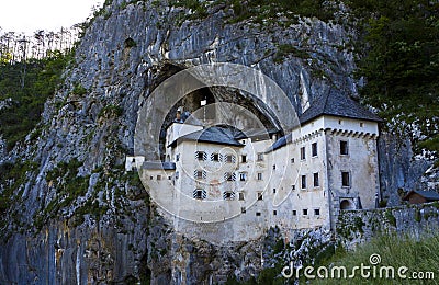 Predjama Castle in Postojna Cave, Slovenia Stock Photo