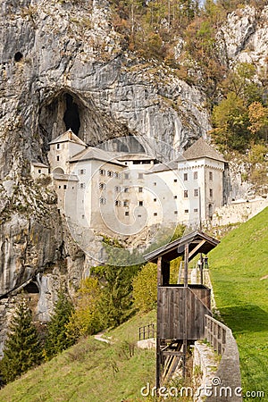 Predjama Castle in Postojna, Slovenia Editorial Stock Photo