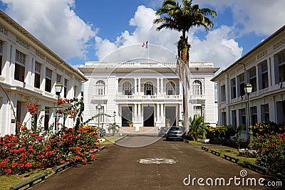 Prefecture of Martinique in Fort-de-France, Martinique, Caribbean. Stock Photo