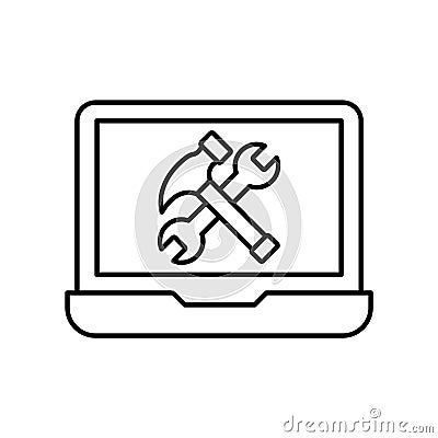 Preferences Outline Vector Icon that can easily edit or modify. Vector Illustration
