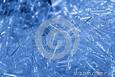 The preform material part for blowing plastic bottle Stock Photo