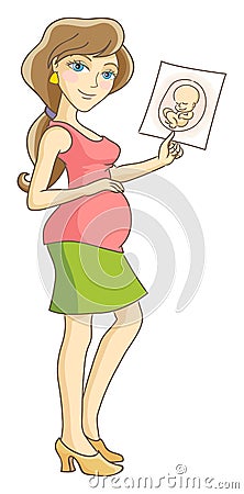 Pregnancy Vector Illustration