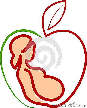 Pregnancy care Vector Illustration