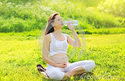 Pregnancy, sport and health lifestyle - young pregnant woman Stock Photo