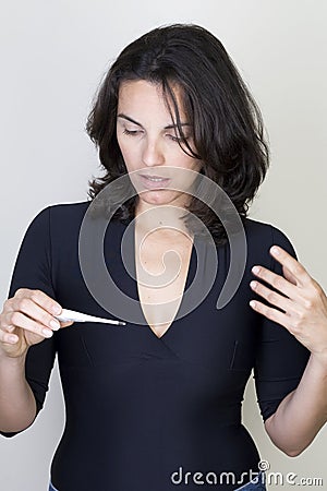 Pregnancy test Stock Photo