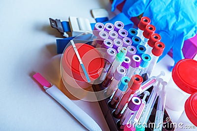 Pregnancy test, HCG Stock Photo