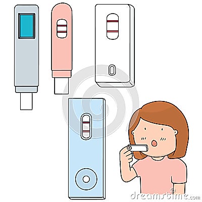 Pregnancy test Vector Illustration