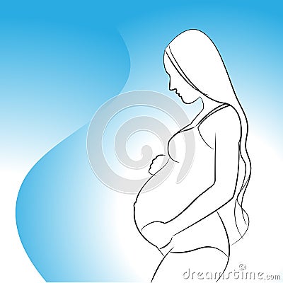 Pregnant Stock Photo