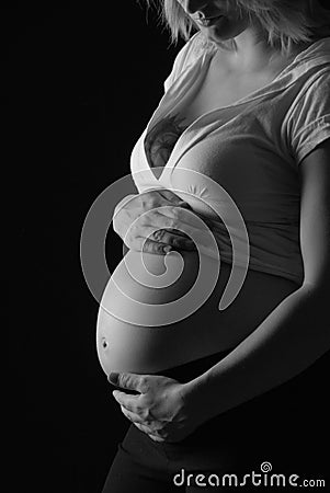 Pregnant woman Stock Photo