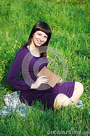 A pregnant woman Stock Photo