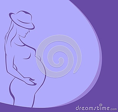 Pregnant woman Stock Photo