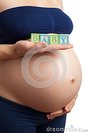 Pregnant woman Stock Photo