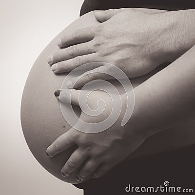 A pregnant woman Stock Photo