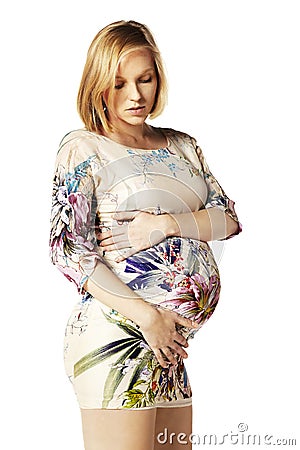 Pregnant woman Stock Photo