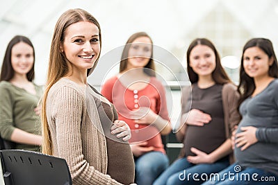 Pregnant women Stock Photo