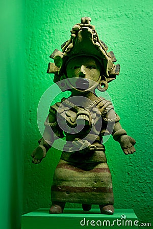 Prehispanic art at Rufino Tamayo Museum in Oaxaca Mexico Editorial Stock Photo