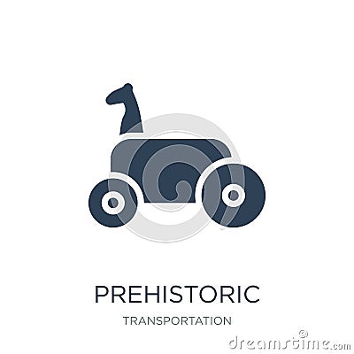 prehistoric icon in trendy design style. prehistoric icon isolated on white background. prehistoric vector icon simple and modern Vector Illustration