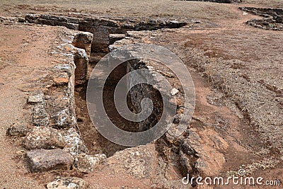 Prehistoric necropolis Stock Photo