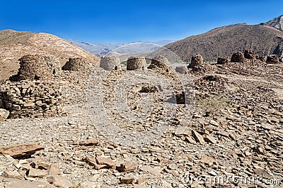 Prehistoric Tower Tombs at Al Ain Stock Photo