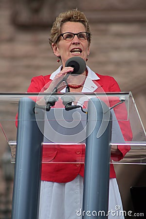 Premier of Ontario Kathleen Wynne Editorial Stock Photo