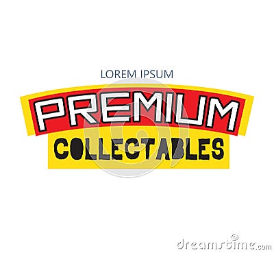Premium Collectables Logo Design Vector Illustration