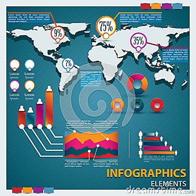 Premium infographics master collection Cartoon Illustration