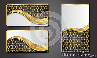 Premium Luxury cards,Retro Backgrounds. Vector Illustration