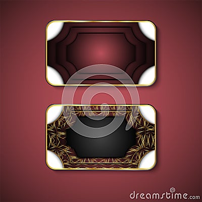 Premium Luxury cards,Retro Backgrounds. Vector Illustration