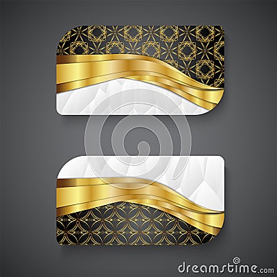 Premium Luxury vintage cards,Retro Backgrounds.blank for message or text. Vector Illustration