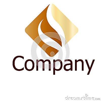 Premium and minimalist business logo Stock Photo