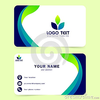 Premium Modern Professional business card Vector Illustration