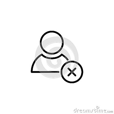 Premium people icon or logo in line style. Vector Illustration