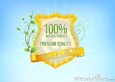 Premium Quality Label Vector Illustration