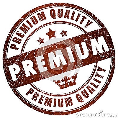 Premium quality stamp Stock Photo