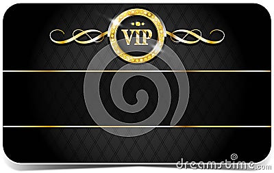 Premium vip card Stock Photo