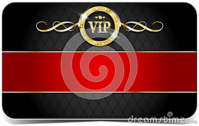 Premium vip card Stock Photo