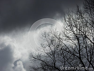 Premonition - Stormy Skies Stock Photo